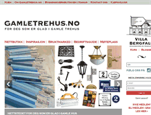 Tablet Screenshot of gamletrehus.no